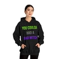 thumbnail image 5 of You Coulda Had A Bad Witch Halloween Graphic Hoodie Sweatshirt, Sizes S-5XL, 5 of 9