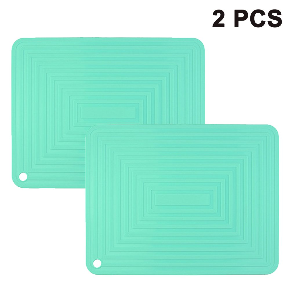 AUPERTO Silicone Rubber Trivet Mat for Hot Pan and Pot Hot Pads Counter