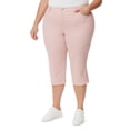 thumbnail image 1 of Pantalones Gloria Vanderbilt Amanda Capri Jean Rosa Rosado a Cuadros Talla 16L, 1 of 1
