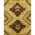 thumbnail image 1 of Ahgly Company Indoor Rectangle Abstract Orange Oriental Area Rugs, 8' x 10', 1 of 6