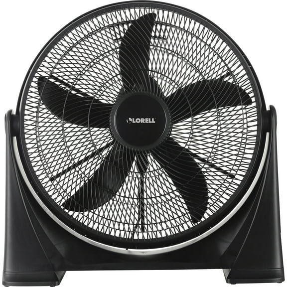 Lorell, LLR00301, 3-speed Box Fan, 1 Each, Black