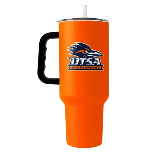 Logo Brands 379-S40PT-34 Texas - San Antonio 40 oz Flipside Powder Coat Tumbler