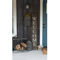 thumbnail image 5 of BarnwoodUSA Rustic Farmhouse 5ft Espresso Vertical Front Porch Welcome Sign, 5 of 5