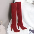 thumbnail image 4 of Fesfesfes Boots for Women Fall Winter Fashion Was Thin High-heeled Women's US:6.5(38), 4 of 9