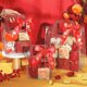 thumbnail image 5 of Bolsa de regalo transparente de Año Nuevo 2024 Caja de regalo portátil de tamaño pequeño de tacto lujoso Embalaje rojo para la reunión anual de Año Nuevo, 5 of 5