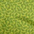 thumbnail image 1 of oneOone Velvet Yellow Fabric Peacock Sewing Material Print Fabric By The Yard 58 Inch Wide, 1 of 5