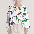 thumbnail image 4 of Chemise à Manches Longues pour Enfants Imprimé Décontracté Ample avec Col Rond, Chemises Amusantes, 4 of 8
