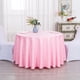 thumbnail image 4 of Mesa Redonda de Comedor Hotel Boda Manteles de Mesa 180cm Poliéster Beige Rojo Azul Negro Rosa Paño de Mesa Redonda de Restaurante Manteles de Mesa para Fiestas, 4 of 6