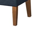thumbnail image 3 of Fabric Upholstered Wooden Bench with Lift Top Storage, Navy Blue, 3 of 3