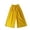 Yellow, variant on Girls Wide Leg Cotton Pants Paperbag High Waist Ruffle Hem Palazzo Trousers Kid Summer Baggy Oversize Casual Flowy Beachwear