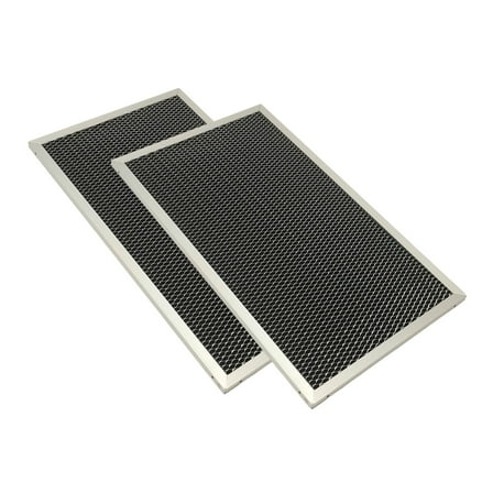 Range Hood Charcoal Filter - Two Pack - 16 x 9 Inches Compatible With GE Part Number WB02X10731