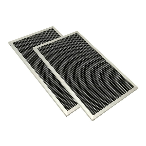 Range Hood Charcoal Filter - Two Pack - 16 x 9 Inches Compatible With GE Part Number WB02X10731