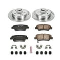 thumbnail image 3 of PowerStop Rear Z23 Evolution Sport Carbon-Fiber Ceramic Brake Pad and Drilled & Slotted Rotor Kit Fits: HYUNDAI KIA Select Models K6501, 3 of 10