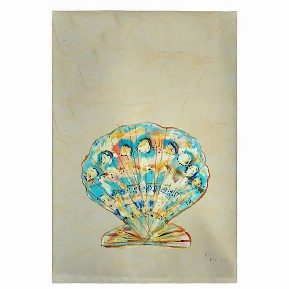 Betsy Drake GT304 Teal Scallop Guest Towel - 20 x 20 in.