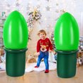 thumbnail image 3 of Bombilla Inflable Ganfancp Al Aire Libre de Navidad Decoración Patio Fiesta 1* Globo, 3 of 3