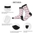 thumbnail image 4 of Vsdgher Cute Cupcake Unisex Crew Socks Lightweight Breathable Ventilation Ankle Socks, Mid-calf socks for Daily, 4 of 7