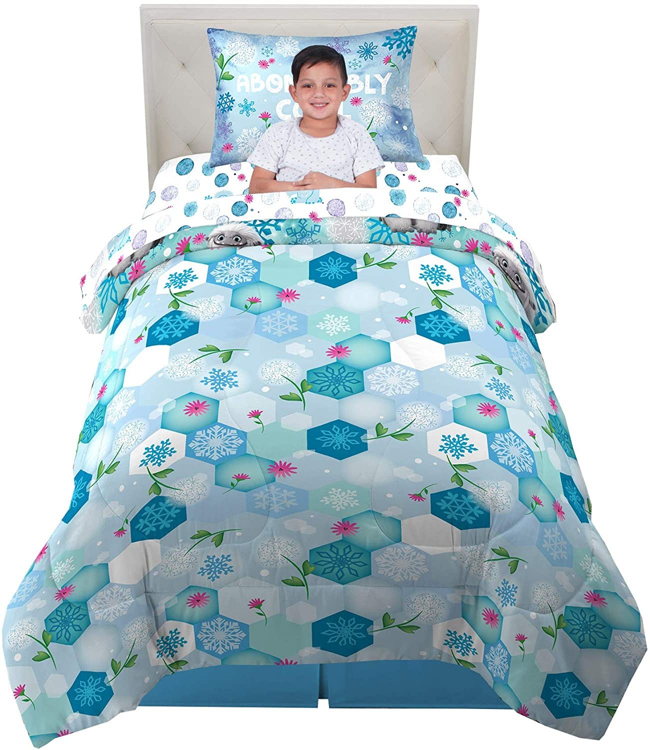 Franco Kids Bedding Comforter and Sheet Set, 4 Piece Twin Size, Abominable - image 2 of 9