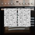 thumbnail image 2 of Grey Christmas Kitchen Towels Set of 2, Water Absorbent Dish Towel, Xmas Snowflake Snowman Decorative Hand Towels - Quick Drying Cloth for Cooking Baking, 18x28 Inch, 2 of 8