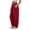 Red, variant on Linen Barrel Pants Women High Waist Pants Pleated Solid Pull on Trousers Stylish Clothes with Pockets
