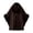 Brown A, variant on Women's Fuzzy Faux Fur Trim Velvet Cape with Buckle Clasp Relaxed Fit Short Wrap Outerwear Cozy Winter Shawl for Cold Weather Casual Party