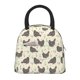 thumbnail image 1 of Balery Funny Chicken Bolsa de Almuerzo para Mujeres, Caja de Almuerzo, Bolsa de Almuerzo Pequeña Impermeable, Tote de Almuerzo Reutilizable con Gran Capacidad, 1 of 6