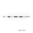 thumbnail image 3 of Cable Chicote Freno Trasero Izquierdo Compatible Con Hyundai H100 2.5L 2005 2006 2007 2008 2009 2010 Tambor Turbo Diesel CAHSA Cable Chicote Acelerador, 3 of 7