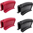 thumbnail image 1 of 2 Pairs Silicone Assist Hot Pan Handle Holders, Hot Pan Lids Pan Support Sleeve Non-Slip Heat Resistant Insulated Handle, 1 of 5
