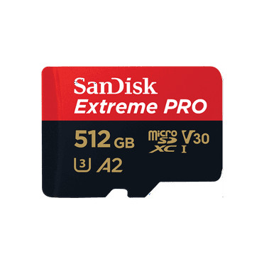 SanDisk 512GB Extreme Pro microSDXC UHS-I Memory Card - SDSQXCD-512G-GN6MA