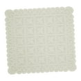 thumbnail image 3 of Mantel protector de mesa, hermosos accesorios para fotos, regalos, beige y blanco, a prueba de polvo. 60 cm x 60 cm, 3 of 9