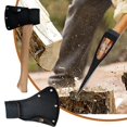 thumbnail image 2 of Housse de Protection en Cuir PU Portable, Douce et Multifonctionnelle pour Outils de Hache, Camping en Plein Air, 2 of 7
