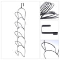 thumbnail image 3 of REGALWOVEN Hat Rack, 5 Pack Baseball Cap Display Storage Rack Holder Over Door Wall Mounted Hanging Hat Organizer for Scarves Towels Clothes Black, 3 of 7
