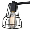 thumbnail image 3 of Vaxcel Clybourn 4 Light Bronze Adjustable Wire Cage Bathroom Vanity Fixture, 3 of 5