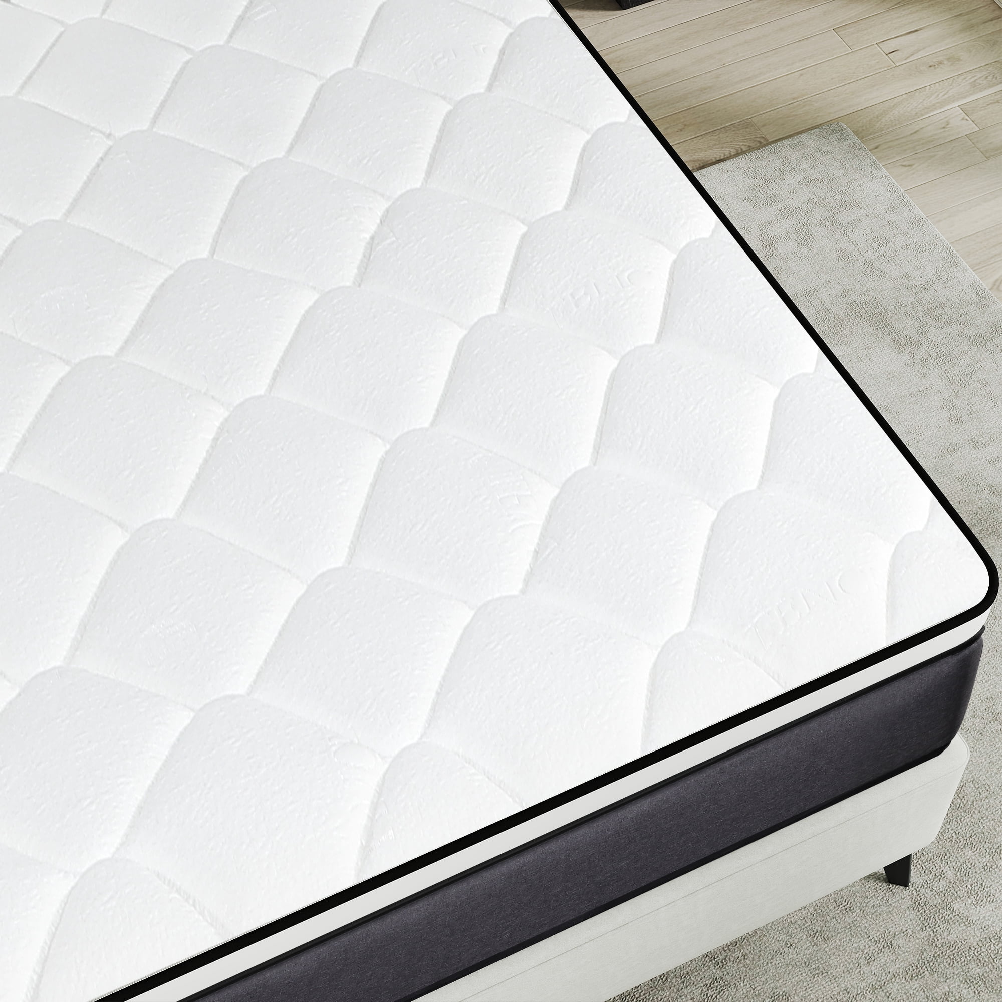 14 inch Queen Mattress,Hybrid Mattresses Medium Firm in a Box