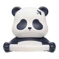 thumbnail image 2 of Soporte para rollo de papel higiénico con forma de animal, dispensador de papel higiénico decorativo para baño, montado en la pared. Panda, 2 of 9