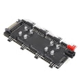 thumbnail image 1 of 4PIN ARGB Hub, High Performance Multi Connection Easy Install 4 PIN Cooling Fan PWM Hub  for Computer Cooling Fan, 1 of 7