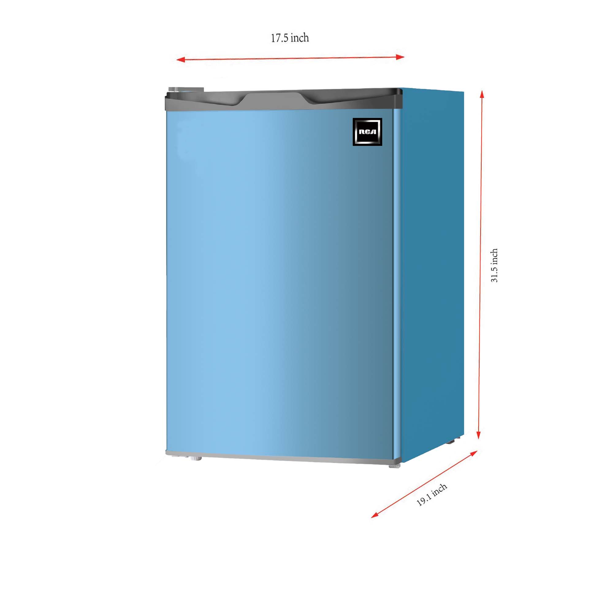 RCA 3.2 Cu. Ft. Single Door Compact Refrigerator RFR320, Blue - image 3 of 5