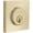 Gold, variant on Baldwin 8220055 Contemporary Square Deadbolt, Polished Nickel with Lifetime