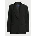 thumbnail image 2 of Scoop Women's & Women's Plus Crepe One Button Suit Blazer, Sizes XS-4X, 2 of 5