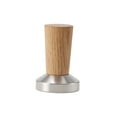 thumbnail image 4 of Tamper de café expreso de acero inoxidable Base plana de acero inoxidable portátil Mango de madera Herramienta de manual de café para máquina 53 mm BLESIY manipulación de café, 4 of 8