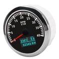 thumbnail image 4 of RPM Tacho Meter, 3 In 1 IP67 Multifunction Pointer Tachometer  For Marine For Boat For Car White,Black, 4 of 8