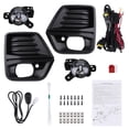 thumbnail image 2 of Zcargel Front Bumper LED Fog Light Kit with Cover and Wire Harness, Direct Replacement Compatible with Chevrolet Colorado 2023 2024, OEM Quality, Waterproof, Shockproof, White LED, 2 of 12