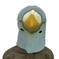 thumbnail image 2 of Casco de látex con forma de animal con forma de paloma, aterrador, disfraz de cosplay, 2 of 3