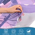 thumbnail image 3 of Yayeee Kitchen Curtains Tier Pair Light Filtering 27"x36" Rod Pocket Short Cafe Window Panel, Black Cat Walking, 3 of 7