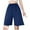 Navy, variant on MaFYtyTPR Shorts for Women Plus Size Women's Summer Fashion Loose Ca Sual Quarter Pants with Pockets