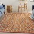 thumbnail image 3 of Nourison Allur Floral Jewel Indoor Area Rug Red Multicolor 5'3" x 7'3", 3 of 9