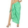 thumbnail image 2 of HAPPY BAY Women's Pareo Beachwear Summer Beach Cover Ups Sarongs Bathing Suit Long Women Swimwear Coverup for Women One Size Leaves, Green, 2 of 5