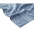 thumbnail image 2 of Brooklyn Loom Turkish Cotton 2-Piece 2 Pack Bath Sheet in Blue, Cotton , Adult, All Season, OEKO-TEX Certified, 2 of 6