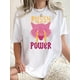 thumbnail image 1 of Women's Fun Lightning Eye Cat Graphic Tee - Casual Round Neck Short Sleeve T-Shirt, Stretchy Polyester Blend, Machine Washable - Perfect for Summer, 1 of 6