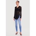 thumbnail image 3 of Women's Swirl Mesh Button Front Tunic Shirt, 3 of 4