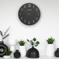 thumbnail image 6 of La Crosse Clock 15.75 inch NYX MDF Analog Quartz Wall Clock, 404-3841C, 6 of 7